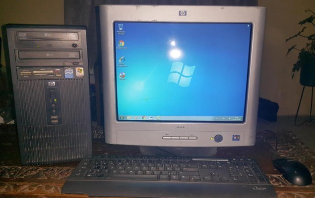 Computador Hp Original Pentium D 3.4ghz Monitor Hp Crt 17