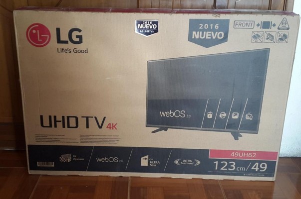 Lg Smart Tv de 49 pulgadas 4K UHD Ultra High Definition Modelo 2016 Nueva. Incluye Regalos. Cero Impuestos
