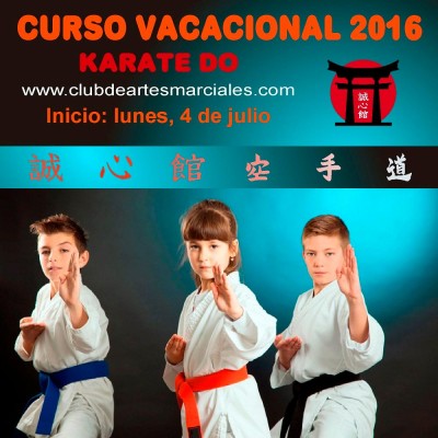 Curso Vacacional 2016 Karate Do