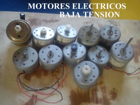 Motor Electrico de Bajo VoltajePara Maquetas y Proyectos Practicos