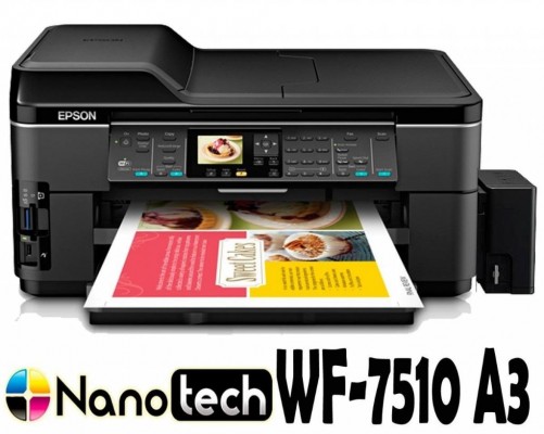 Impresora Epson WF.7510 formato A3 con sistema de tinta para sublimación