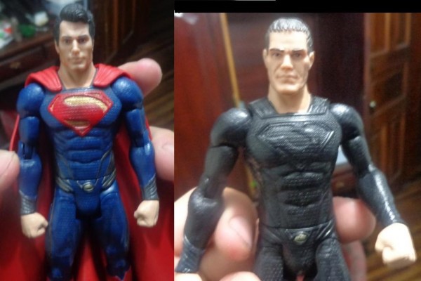 DC. MATTEL FIGURAS DE SUPERMAN VS ZOD.