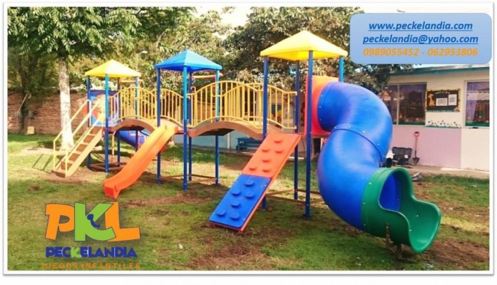 Juegos Infantiles Para Parques, Resbaladeras, Columpios, Toboganes