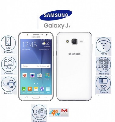 Samsung Galaxy J7, J7 Duos 4g Lte, Camara De 13 Mp NUEVOS DE PAQUETE