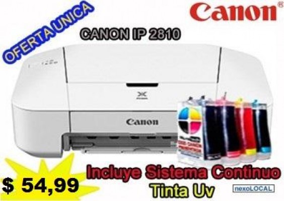 Impresoras Canon desde $55 con Sistema de Tinta Continua Adaptado Nuevas de Paquete.. entrega a Domicilio Gratis.