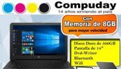 Venta de Laptop HP / 8GB de memoria/ Pantalla 14/ Telf: 04 2566030 /Nuevas con 1 año de Garantía