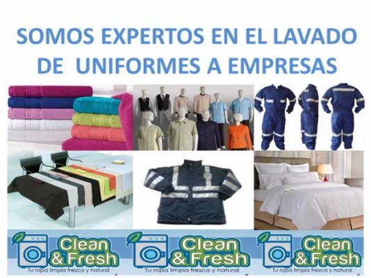 Lavandería ropa doméstica e industrial incluida costura rápida SERVICIO A DOMICILIO